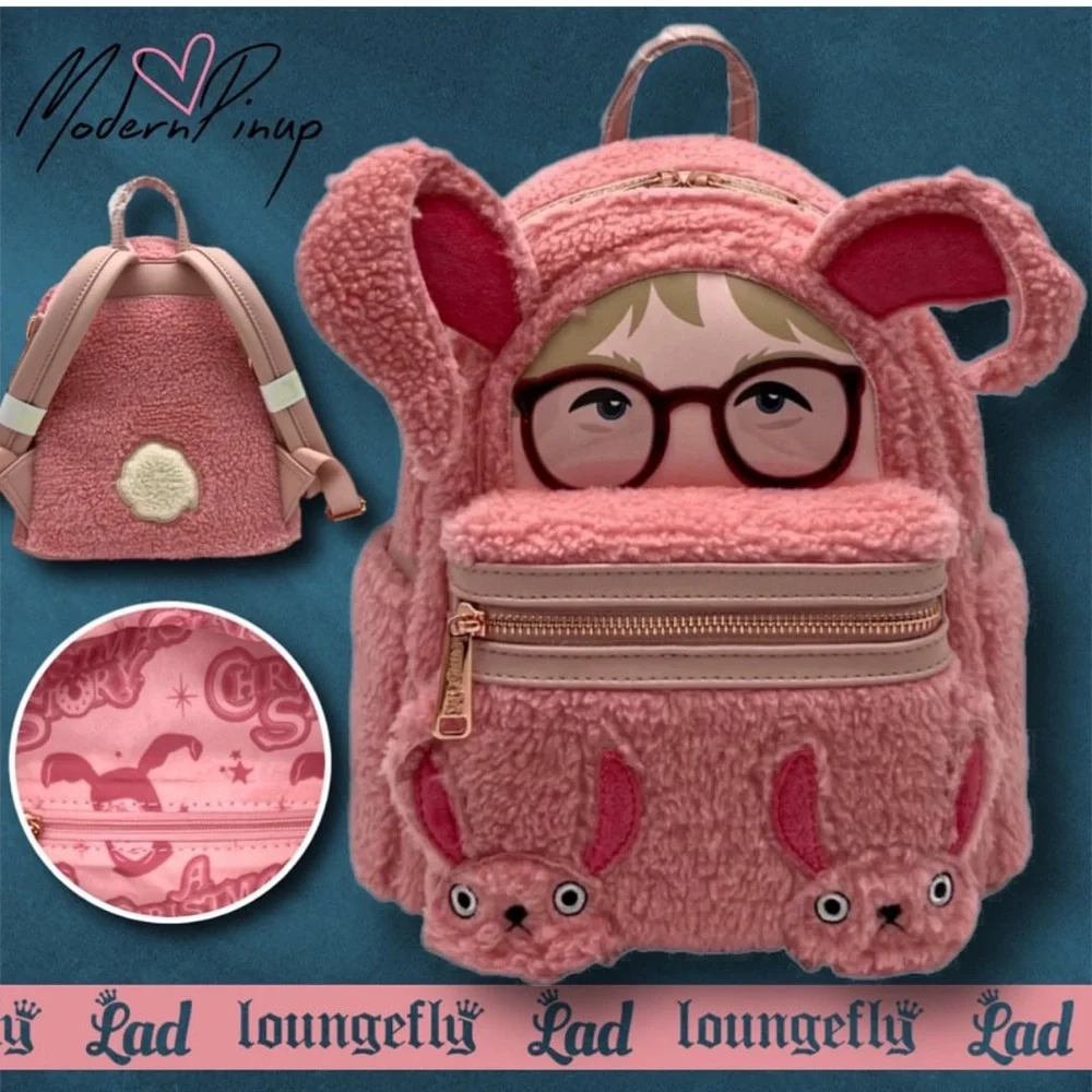 Loungefly A Christmas Story Ralphie Bunny Cosplay Mini Backpack - Exclusive - Picture 1 of 14